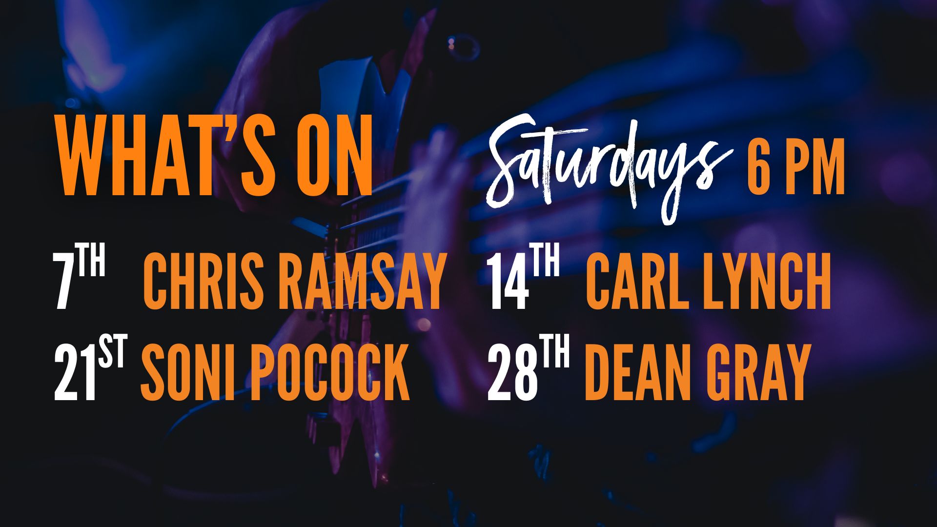 WK5 May25 Sat live music